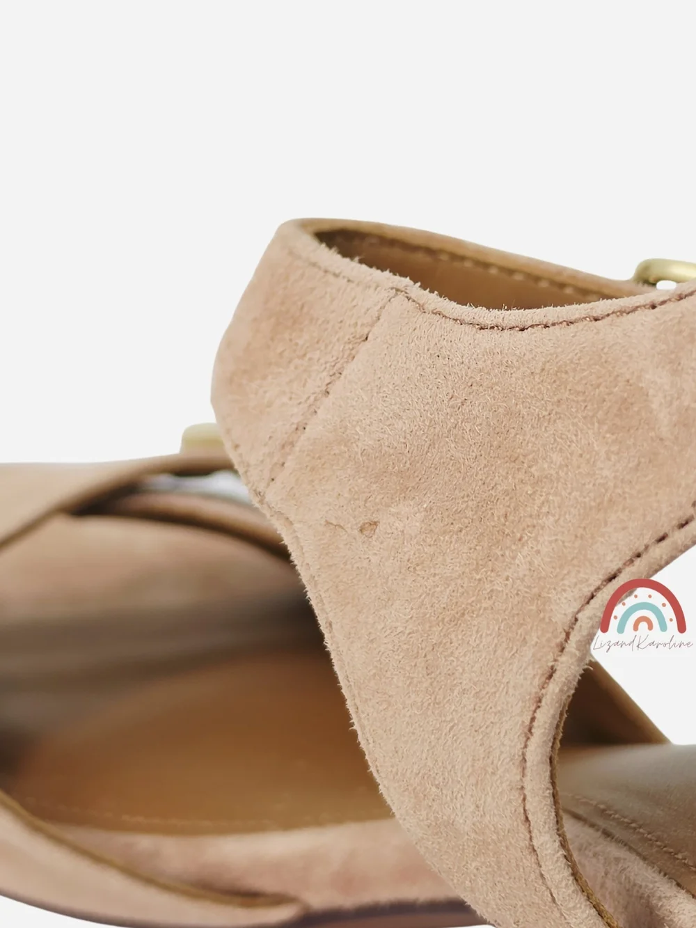 New! Madewell The Neeka Ankle-Strap Heeled Sandal in Suede Warm Umber 8.5